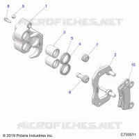 BRAKES, PINZA TRASERA