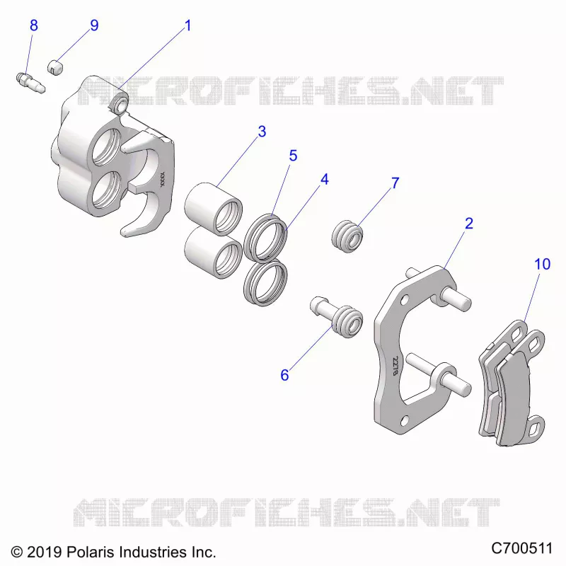 BRAKES, PINZA TRASERA