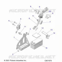 ELECTRICA, BATTERY, MANUAL START POWER UP COMPONENTS