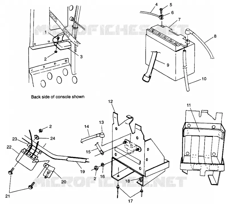 CAJA DE BATERIA CLASSIC TOURING 0973365 and EUROPEAN CLASSIC TOURING E973365 (4938493849C003)
