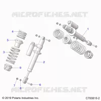 SUSPENSION, CHOQUE FRONTAL MOUNTING