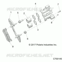 BRAKES, PINZA TRASERA