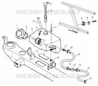 TANQUE DE ACEITE Sport 400L W97BA38C and Trail Blazer W97BA25C (4940124012A014)