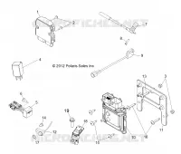 REGULADOR, RELAYS, SENSORES and ECU