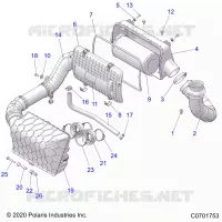 ENGINE, TOMA DE AIRE SYSTEM