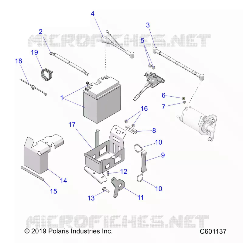 ELECTRICA, BATTERY BOX  ASM.