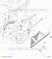 CHASSIS, FRONT GEARCASE AND PARACHOQUES DELANTERA