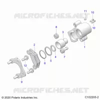 BRAKES, PINZA TRASERA