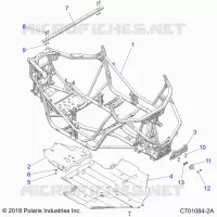 CHASSIS, MAIN FRAME AND ESQUÃD PLATE