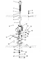 CARBURADOR  440 XCR SP X951660 (4932833283C013)
