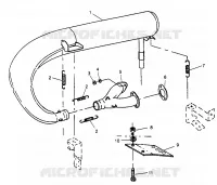 SISTEMA DE ESCAPE 500 EFI SKS 0962574, 500 EFI RMK 0962974, and EUROPEAN 500 E (4931983198C004)