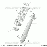 SUSPENSION TRASERA SHOCK MOUNTING