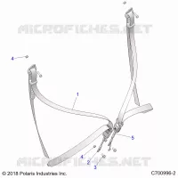 ASIENTO BELT MOUNTING