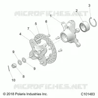 SUSPENSIÃ“N DELANTERA HUB AND STEERING KNUCKLE