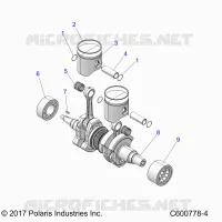 ENGINE, PISTON AND CIGUEÑAL
