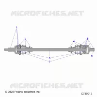 TREN, FRONT HALF SHAFT