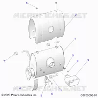 ENGINE, SISTEMA DE ESCAPE, SILENCER