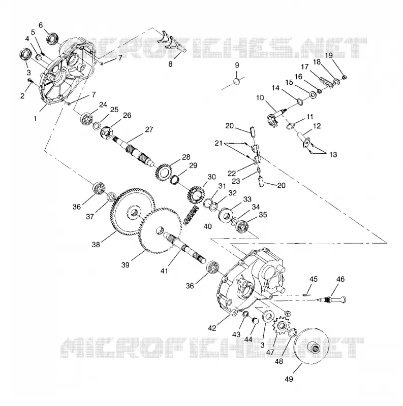 CAJA DE ENGRANAJES Scrambler W957840 (4927252725C009)