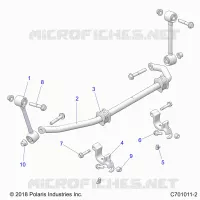 SUSPENSION, FRONT BARRA ESTABILIZADORA- G21GAE99A4 (C701011-2)