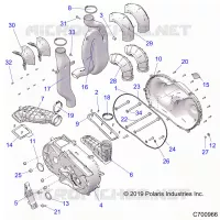 TREN, CLUTCH COVER AND DUCTING