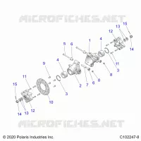 SUSPENSION TRASERA HUBS, CARRIER AND BRAKE DISC