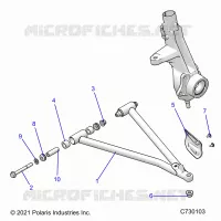 SUSPENSION, A-ARM AND PUNTAL MOUNTING