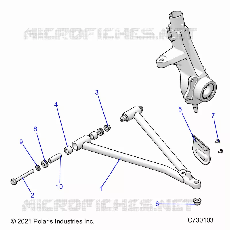 SUSPENSION, A-ARM AND PUNTAL MOUNTING