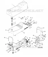 ASIENTO Y tanque de gas ASAMBLEA 440 0952760, 440 SKS 0952560,  and EUROPEAN 440 (4929032903A008)