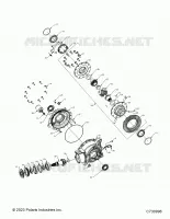 TREN, REAR GEARCASE INTERNALS