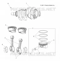 ENGINE, CIGUEÑAL AND PISTON