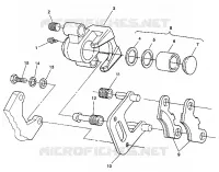 MONTAJE DE FRENO DELANTERA 6X6  W938739 (4924062406017A)