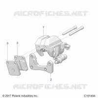 BRAKES, PINZA FRENO DELANTERA