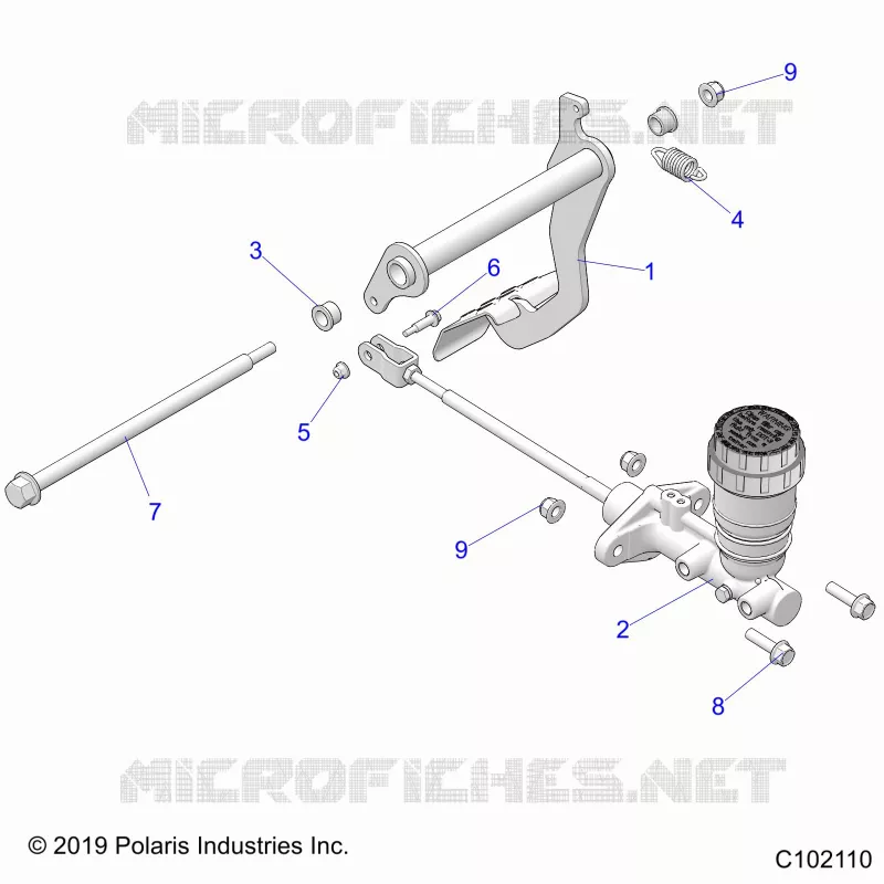 BRAKES, PEDAL AND CILINDRO MAESTRO MOUNTING
