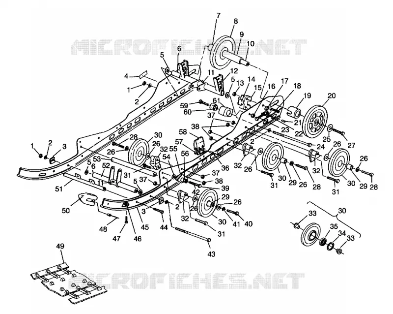 SUSPENSIÓN 500 EFI 0963774 AND EUROPEAN 500 EFI E963774 (4936183618B010)