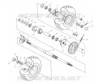TRASERO conjunto de accionamiento RUEDA