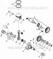 PISTÓN Y CIGÜEÑAL XPLORER 400L W97CC38C (4939753975C012)