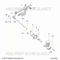 BRAKES, PEDAL AND CILINDRO MAESTRO MOUNTING
