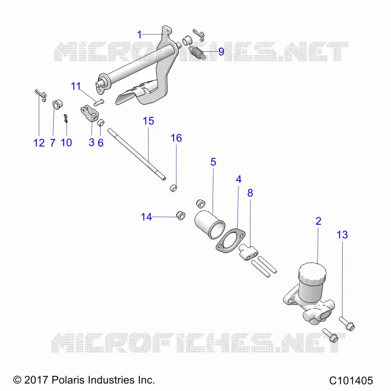 BRAKES, PEDAL AND CILINDRO MAESTRO MOUNTING