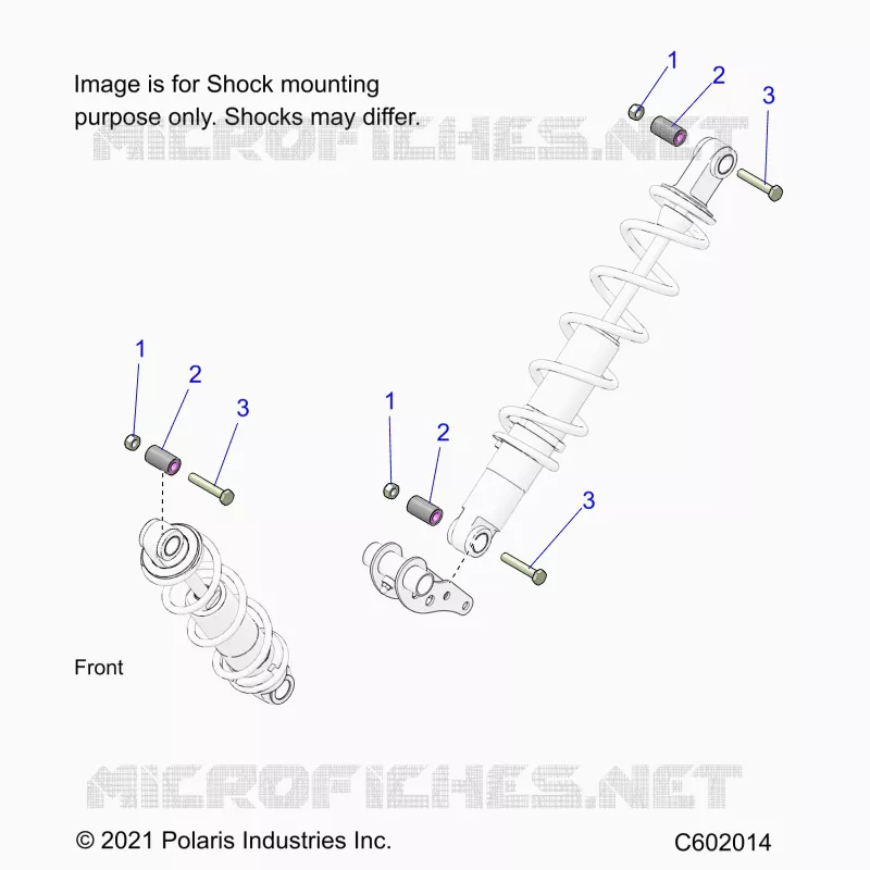 SUSPENSION, MONTAJE DE DESCARGA, REAR SUSP.