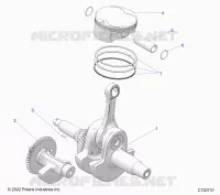 ENGINE, CIGUEÑAL, PISTON AND BALANCE SHAFT