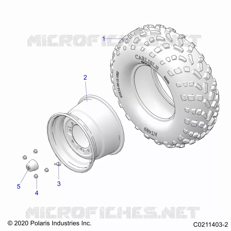 RUEDAS, REAR TIRE