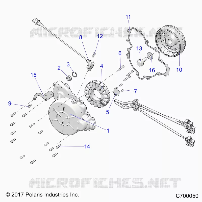 ENGINE, STATOR AND FLYRUEDA