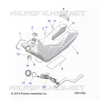 SISTEMA DE COMBUSTIBLE, FUEL TANK ASM.
