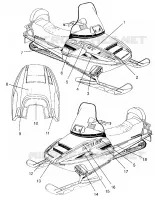 ETIQUETAS LITE GT 0963133 and EUROPEAN LITE GT E963133 (4933083308A011)