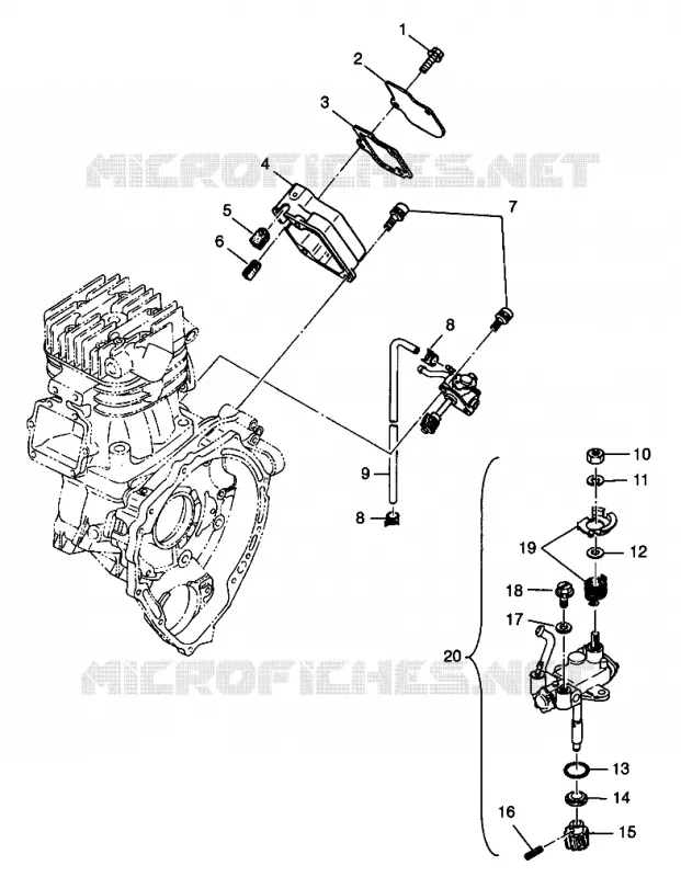 BOMBA DE ACEITE XPLORER 400L W98CC38C (4945414541D004)