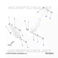 SUSPENSION, MONTAJE DE DESCARGA (FT/RT)