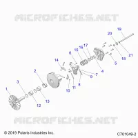 TREN, PRIMARY CLUTCH