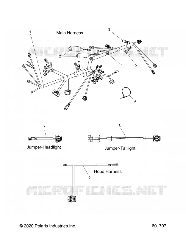 ELECTRICA, WIRE HARNESSES