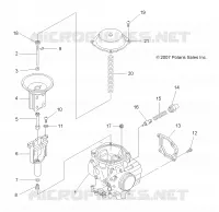 MOTOR, CARBURADOR UPPER