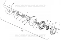 accionado de embrague 600 XCR SP 0965677 and EUROPEAN 600 XCR SP E965677 (4932063206C002)